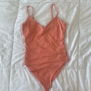 F21 Coral bodysuit